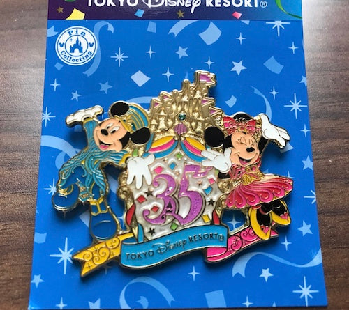 Tokyo Disney Resort 35th Anniversary Jumbo Pin