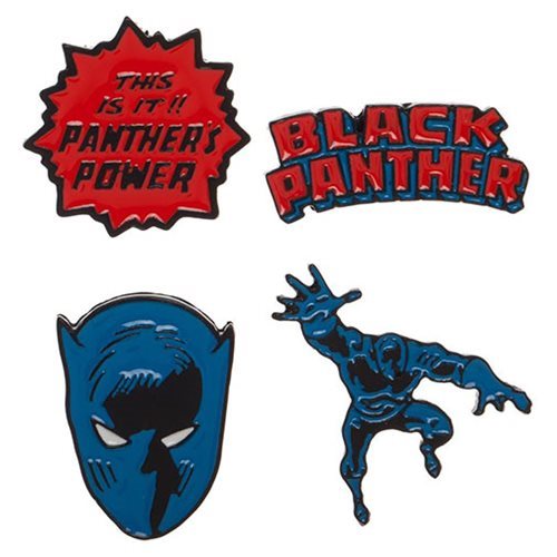 Black Panther Lapel Pin Set
