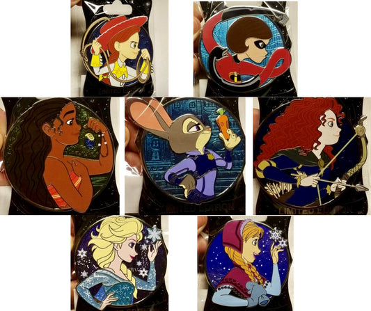 Disney Heroines Pin Set #5