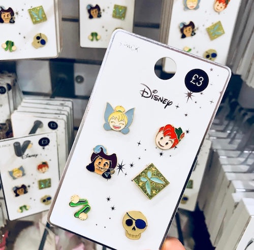 Primark Peter Pan Disney Pin Set