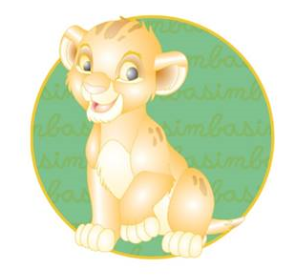 Simba Cursive Cuties Disney Pin
