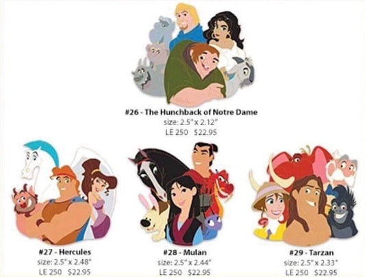 WDI Character Clusters Pin Set #5