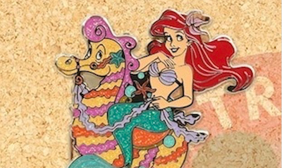 Ariel Carousel Pin