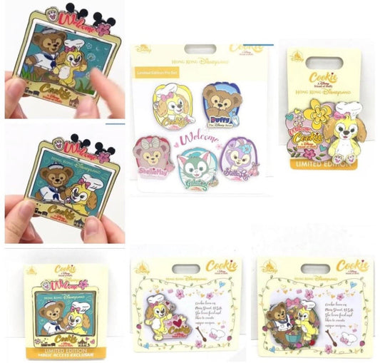 Cookie and Friends Pins
