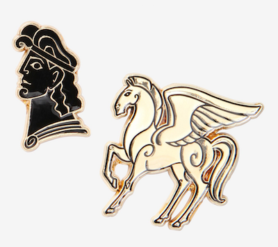 Disney Hercules Pegasus Enamel Pin Set