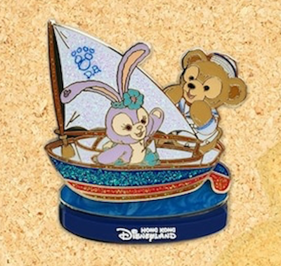 Duffy and StellaLou Carousel Limited Edition Pin