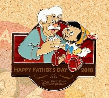HKDL Pinocchio Father’s Day 2018 Pin
