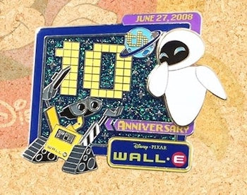 Hong Kong Disneyland WALL-E 10th Anniversary Pin