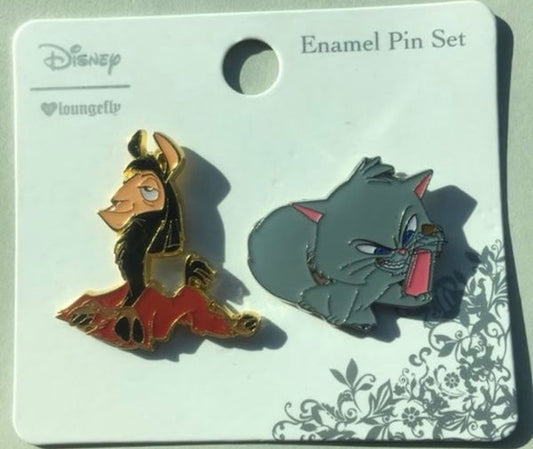 Kuzco Llama and Yzma Cat Pin Set