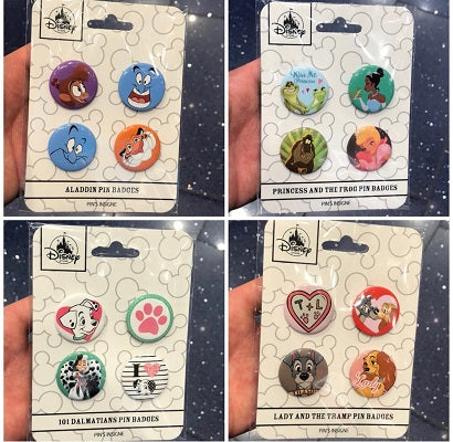 Disney Store UK Button Sets