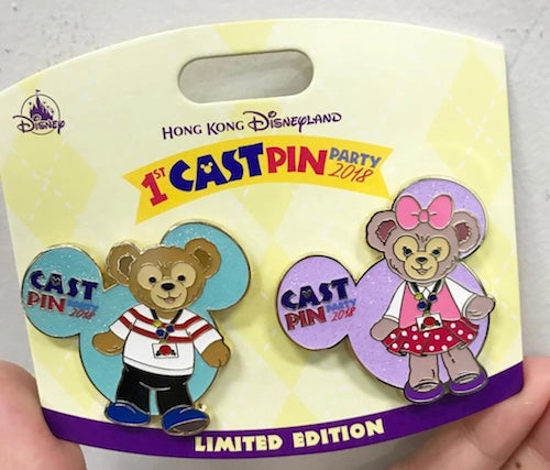 Duffy Bear and Shellie May Cast Pin Party 2018 Pin Set