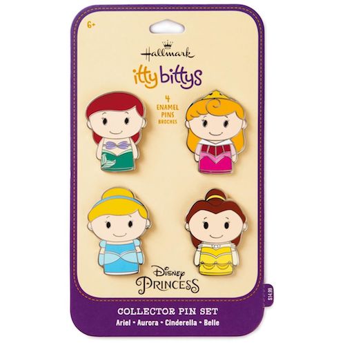 Hallmark itty bittys Disney Princess Pin Set