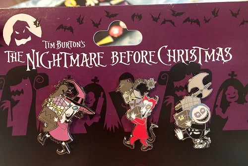 Lock Shock and Barrel Disney Pin Set