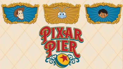 Pixar Pier WDI Mystery Pins