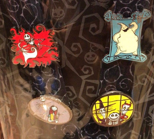The Nightmare Before Christmas Pin Trading Starter Set Pins
