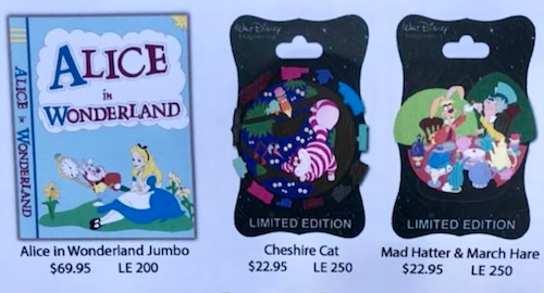 Alice in Wonderland Summer 2018 WDI Pins
