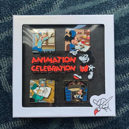 Animation Celebration Goodbye Pin Set