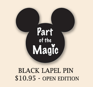 Black Mickey Part of the Magic Pin