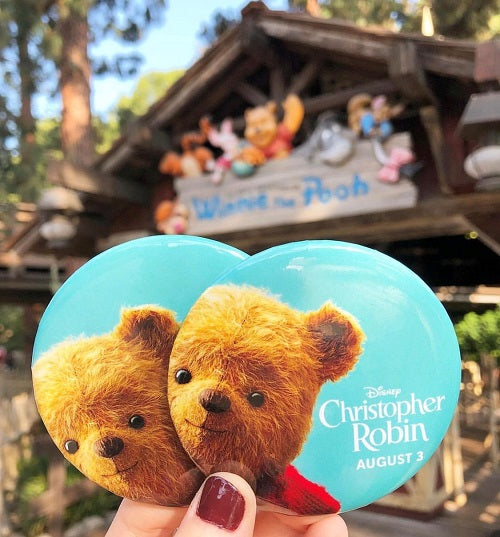 Christopher Robin Disney Button