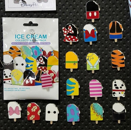 Ice Cream Collectable Pin Pack