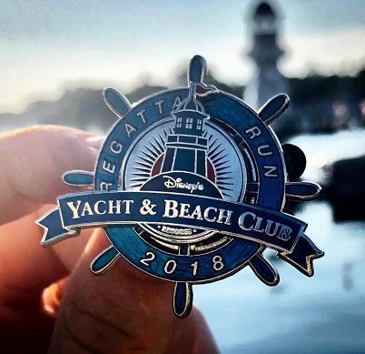 Regatta Run Disney's Yacht & Beach Club Pin