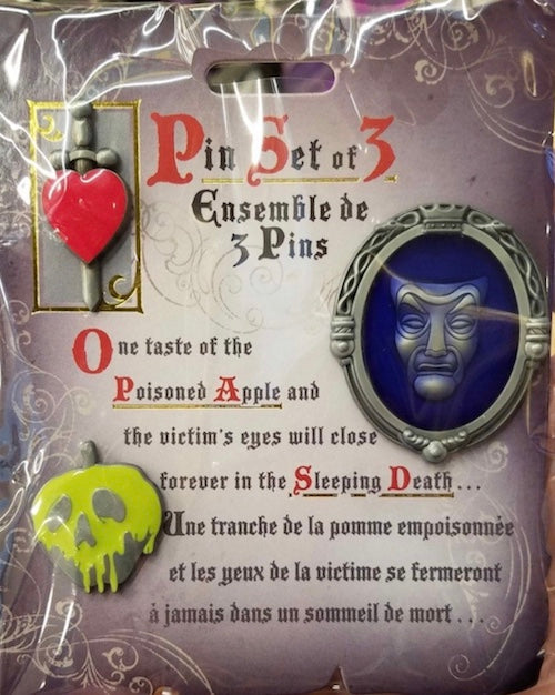 Snow White Pin Set at Disney Store
