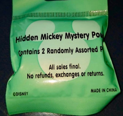 2018 Hidden Mickey Wave A Pin Pouch