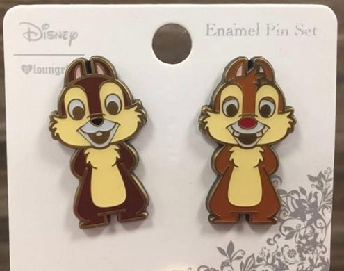 Chip and Dale BoxLunch Disney Pin Set
