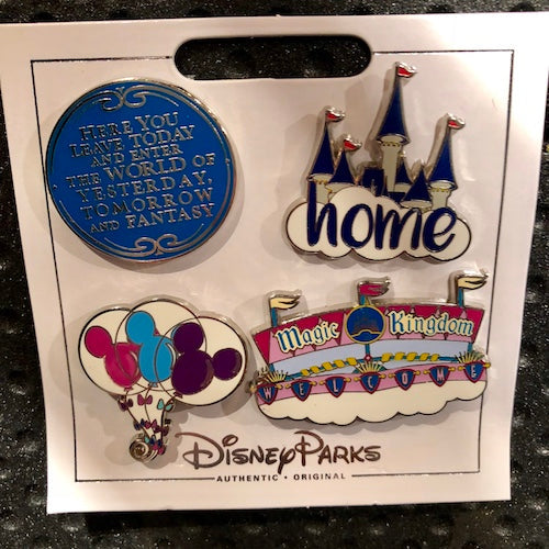 Magic Kingdom Disney Pin Set