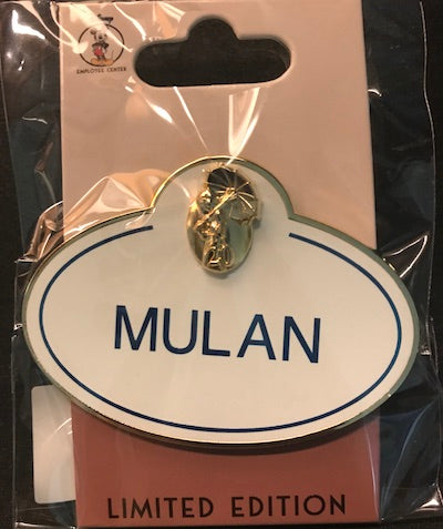 Mulan 20th Anniversary Nametag Pin