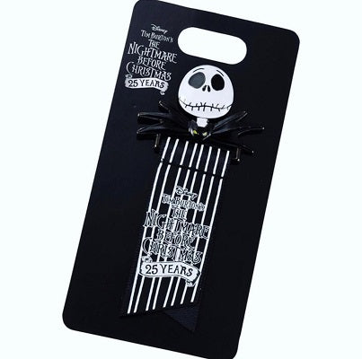 The Nightmare Before Christmas 25th Anniversary Ribbon Pin