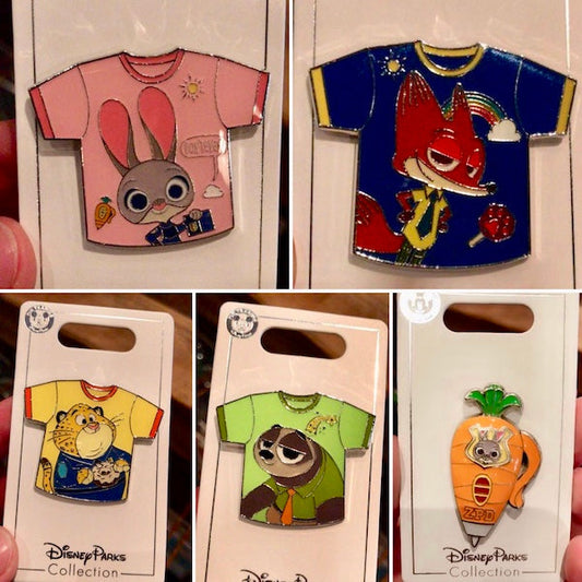 Zootopia T-Shirt Disney Pins