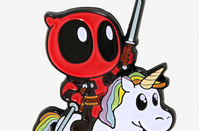 Deadpool Unicorn Pin