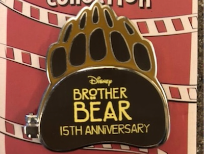 Cast Member Movie Anniversary Brother Bear Pin