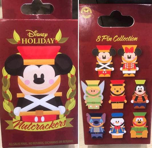 Disney Holiday Nutcrackers Mystery Pin Collection