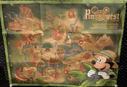 Disney's Animal Kingdom PinQuest Map