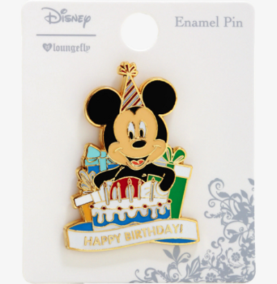 Mickey Mouse Happy Birthday BoxLunch Disney Pin