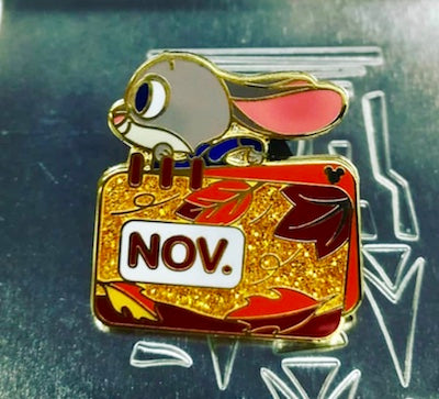 Shanghai Disneyland November 2018 Hidden Mickey Pin