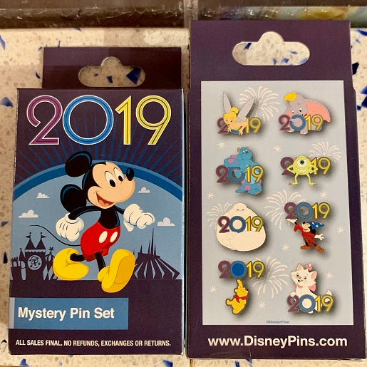 Disney 2019 Mystery Pin Collection
