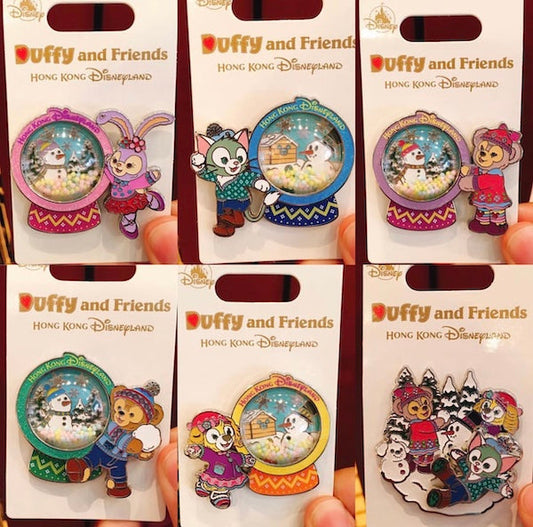 Duffy and Friends Snowman 2018 Pins