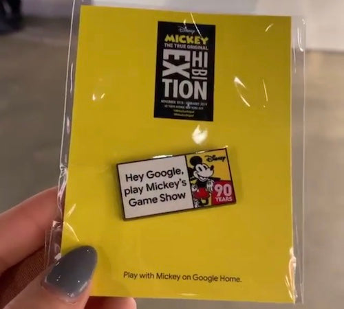 Google Home Mickey Mouse Pin