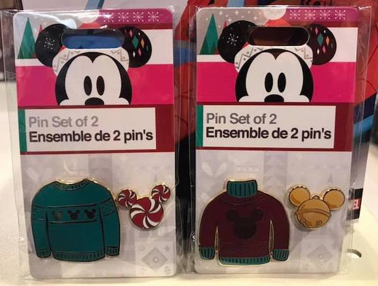 Holiday Sweater 2 Pin Set - Disney Store