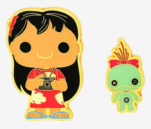 Lilo & Scrump Funko Pop! Disney BoxLunch Pin Set