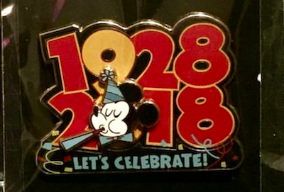 Mickey 90th Cast Member Pin