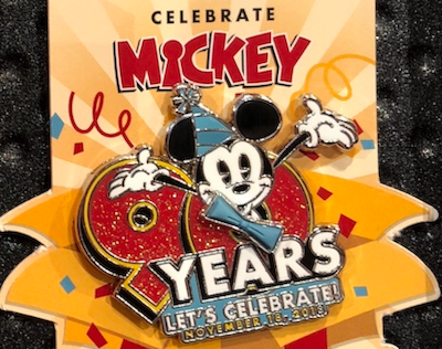 Mickey 90th LR Pin