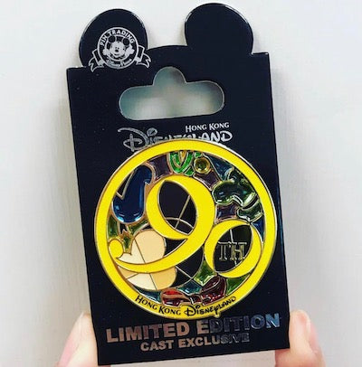 Stained Glass Mickey 90th HKDL Cast Member Pin