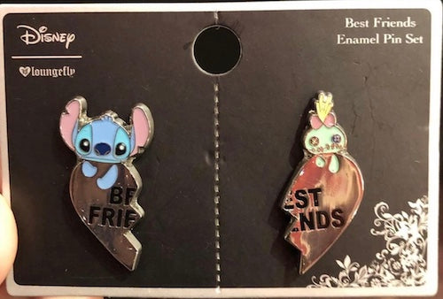 Stitch Scrump Best Friends Pin Set