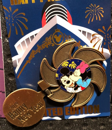 Disney Cruise Line Happy New Year 2019 Pin