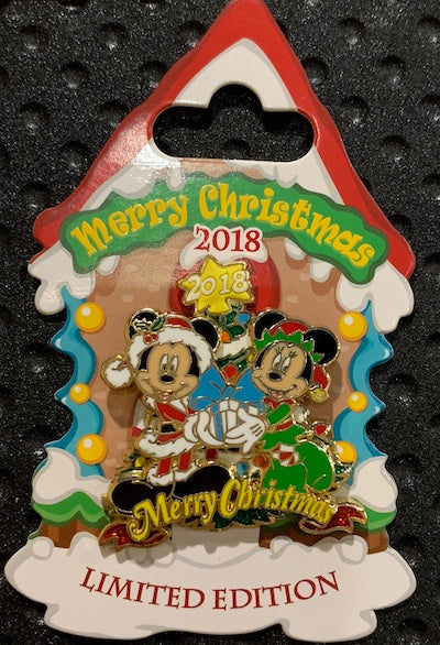 Merry Christmas 2018 Disney Pin