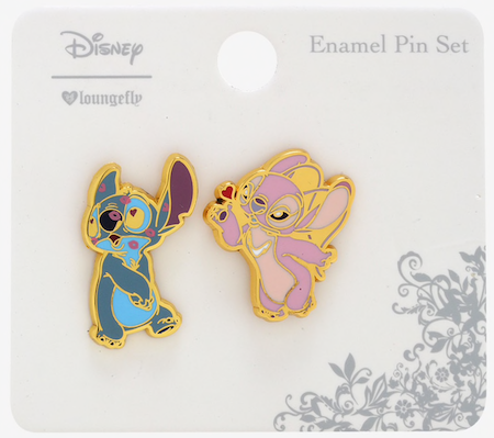 Angel & Stitch BoxLunch Disney Pin Set